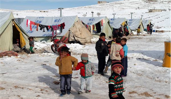 Western authority support ISIL while 13 million Syrian refugees facing vicious winter